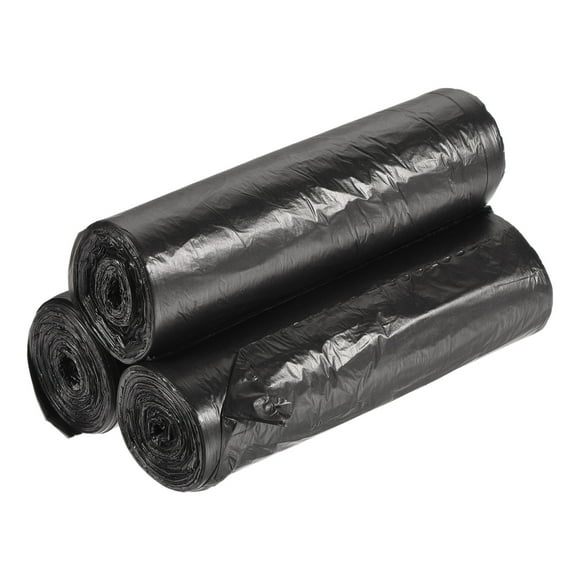 Bolsas de basura for liners de cesto de basura para uso en cocina, oficina, baño y dormitorio negro