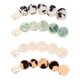 thumbnail image 1 of 4pcs Moda Peinadora Peinadora Simple Redondo Clip de Pelo Acetate Accesorio para el cabello, 1 of 6