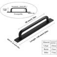 thumbnail image 2 of Durable Cabinet Drawer Pulls, Self-Stick Handles For Effortless Installation & Furniture Revitalization, Aluminum Alloy Material & Smooth Touch, Modern Style & Easy to Clean, 2 of 5