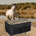 thumbnail image 1 of Bolsa de de heno con manijas de transporte doble, versátiles versátiles extra grandes balas de transporte de heno fácil de llenar para granero de, 1 of 8
