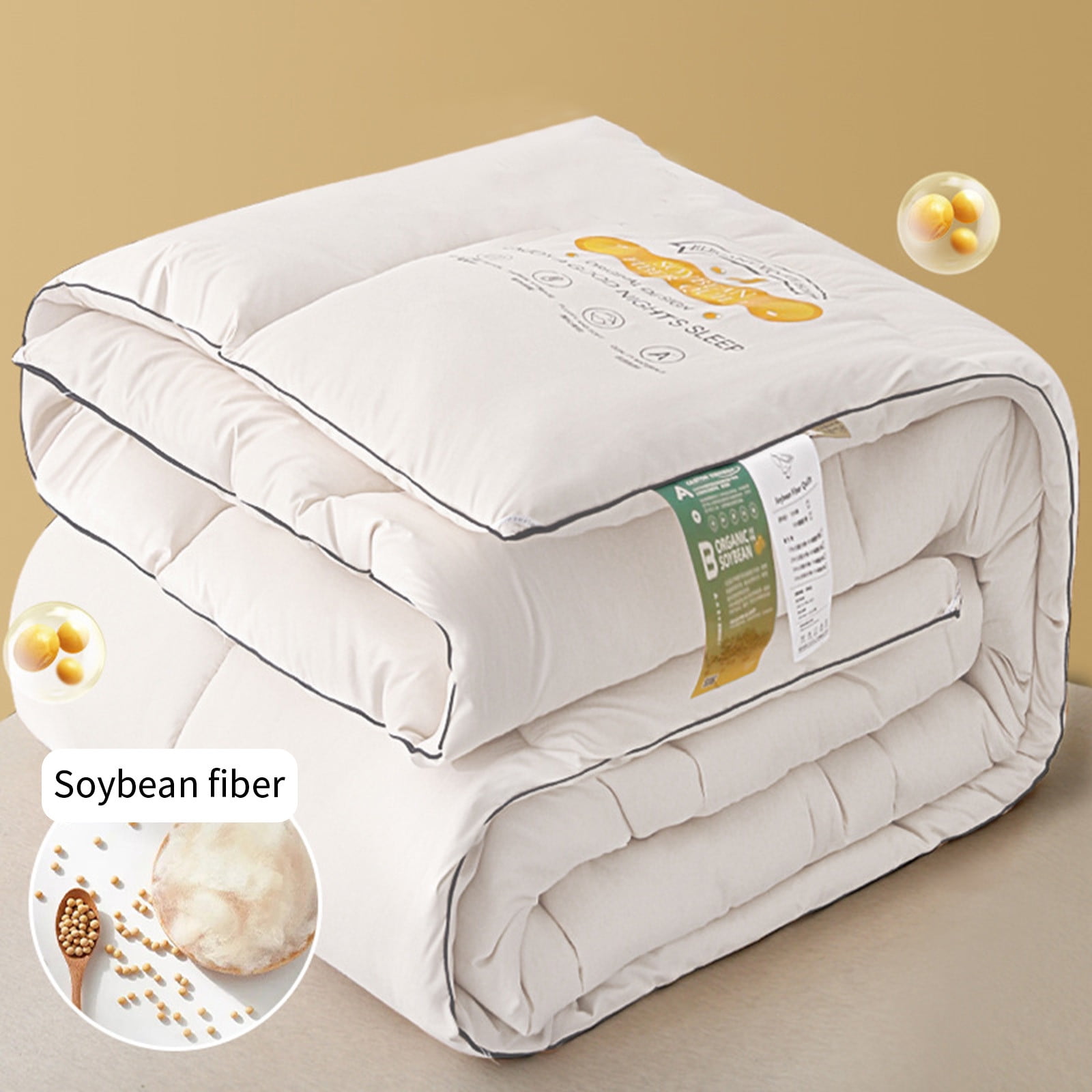 Jubipavy Lightweight Cotton Quilt Machine Washable Quilt Ideal For Air Conditioned Rooms All-Season Cool Comfort Easy Care Summer Saving