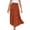 Orange, variant on RKSTN Skirts for Women 2024 Summer Cute High Waist Ruffle Skirt Solid Color Adjustable Drawsting Swing Beach Mini Skirt
