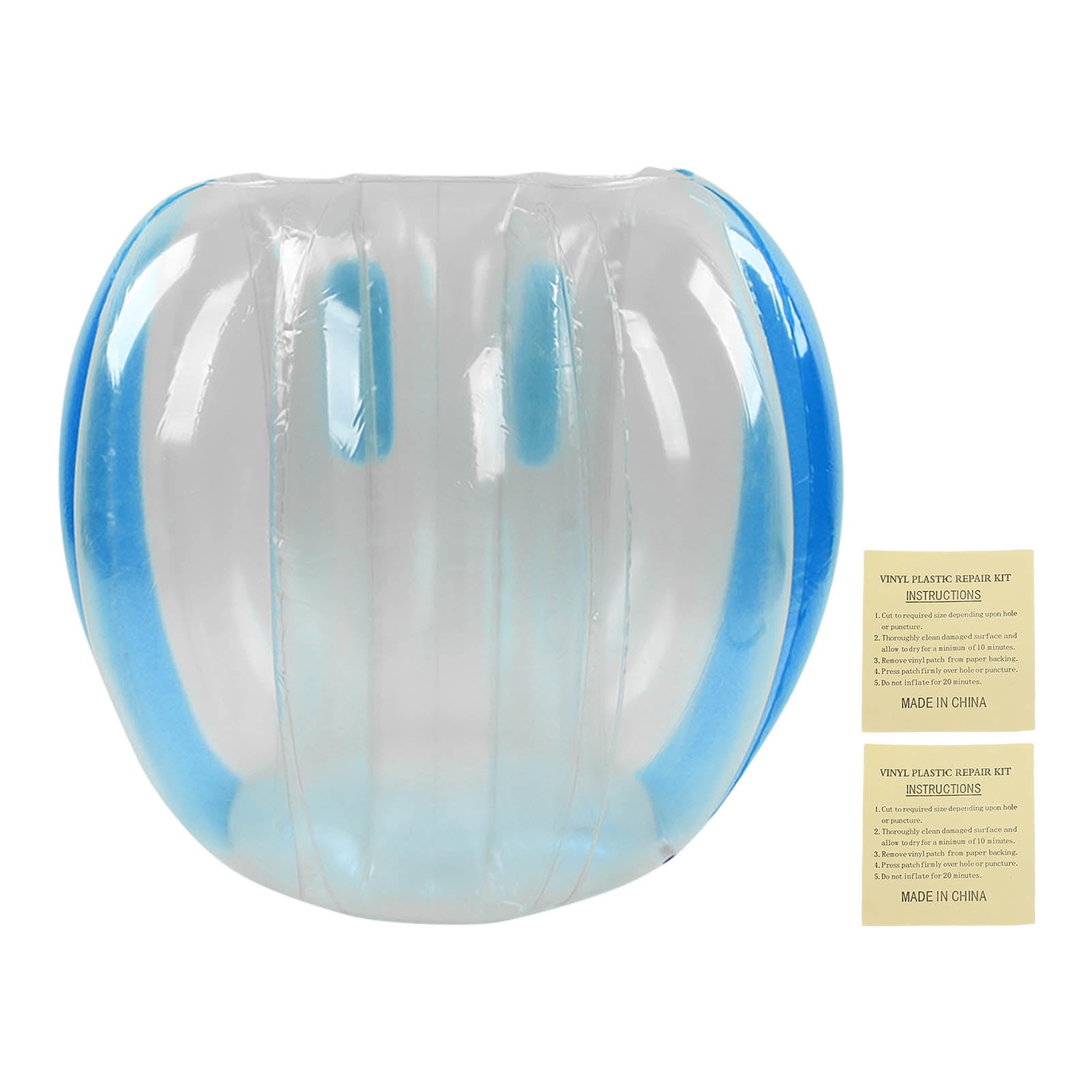 Bubble Bounce , 90x80cm PVC Human Collision Inflatable Body Human Hamster Knocker With 2 Repair Patches For Outdoor Activities, Family Gathering, Game