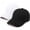 Black+White, variant on Gocvo 2 Packs Plain Baseball Cap for Men Women, Adjustable Size Baseball Hat for Casual and Sports Outfits, Black & Beige