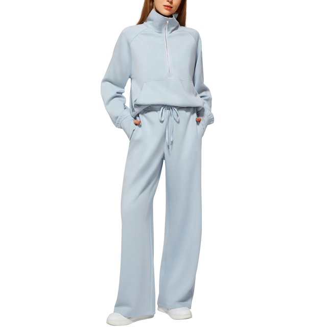 Conjunto de moda Casly Lamiit 2025 Otoño-Invierno Mujer Azul Claro