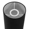 thumbnail image 5 of Monyance round lamp shade Floor Lamp Shade Linen Cover Drum Lampshade for E27 Lamp Black(5.51X5.51X7.87Inches), 5 of 10