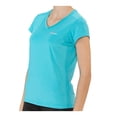 thumbnail image 2 of Playera Wilson para Mujer, Deportivo Azul Turquesa Talla CH, 2 of 4