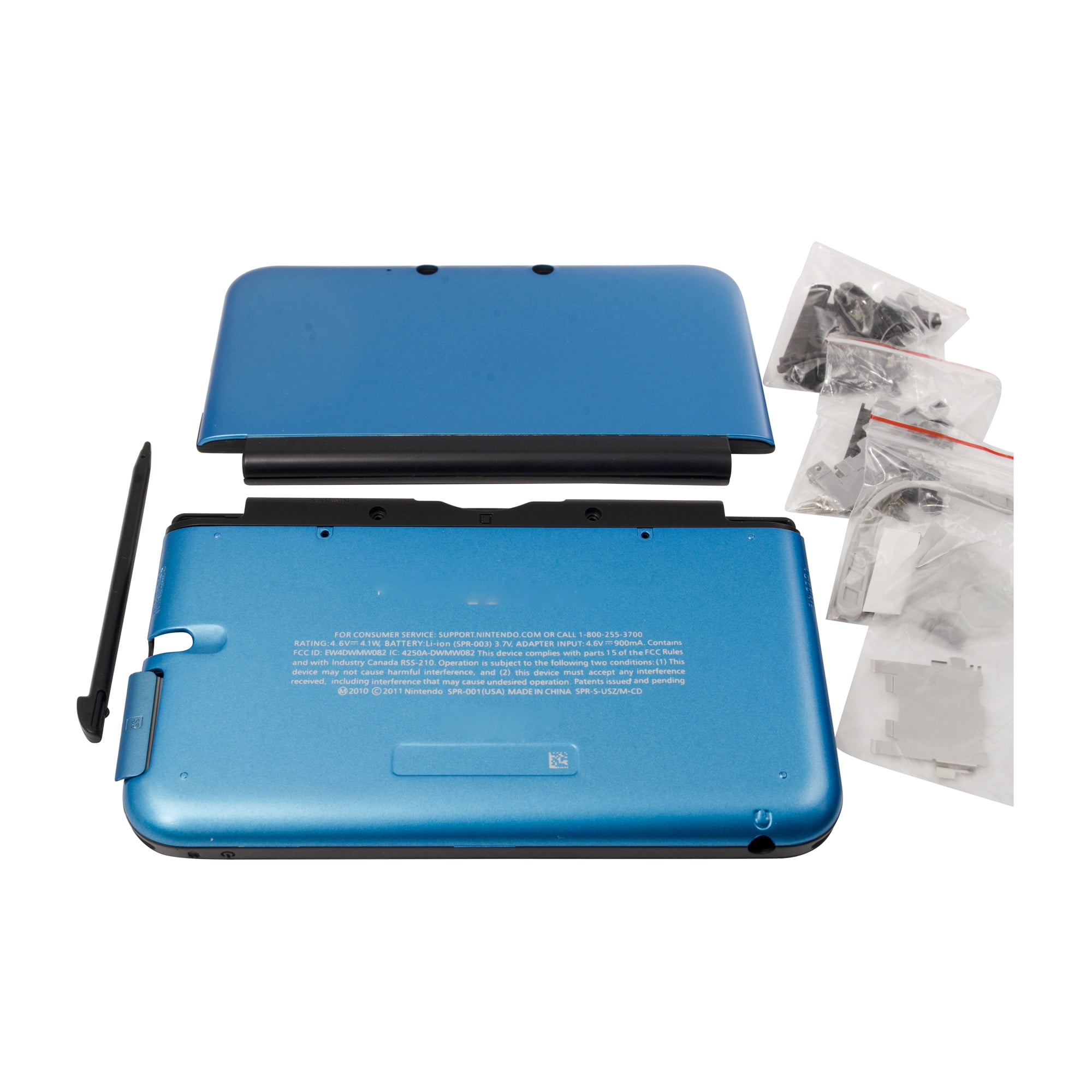 Nintendo 3DS XL LL Blue Replacement Full Shell Housing Blue 3DS XL