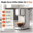 thumbnail image 2 of Coffee Maker 2-in-1 Single Serve Coffee Machine for K-Cup Capsule Pod and Ground Powder Brewer for Home Office Kitchen, Black, 2 of 8