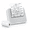 Grey-white, variant on Grey Mini Thermal Sticker Printer, Compact Portable Label Maker with 1 Roll Paper