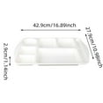 thumbnail image 3 of Heat Imitation Porcelain Compartment Fast Food Trays Specifically Designed For School And Unit Canteens Commercial Grade Tableware, 3 of 4