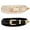 Black+Beige, variant on SUOSDEY Women's Skinny Leather Belts Thin Women Belt for Jeans Dress with Metal -tail Design 2 Pack