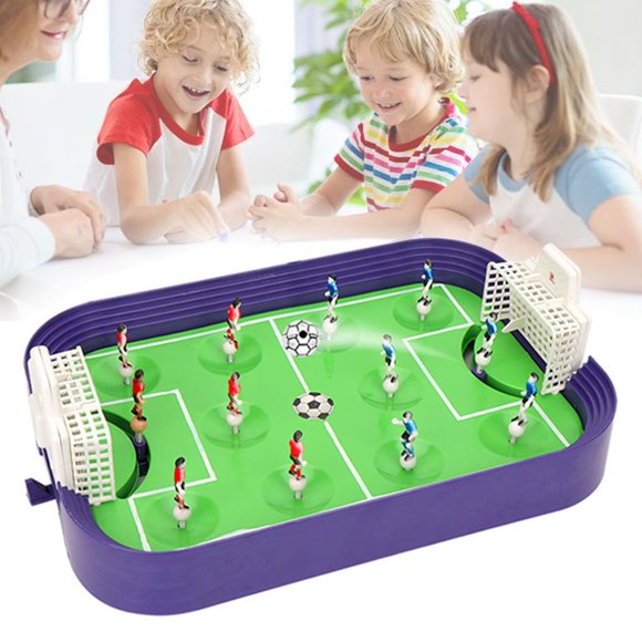 HUASHENG Soccer Board Table 39 * 25 * 6 Tabletop Football Games Soccer Board Game For 2 Players Indoor Portable Sports Table Board For Kids And Family