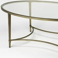 thumbnail image 3 of Monica Gold Oval Coffee Table, 3 of 5