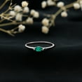 thumbnail image 3 of Rosec Jewels Certified Lab Grown Emerald Promise Ring for Women - 4X8 mm - Marquise Emerald Ring - AAAA Quality - Ready to Gift, 18K White Gold, US 5.00, 3 of 9