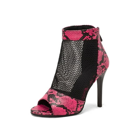

Woobling Women Stiletto Sandals Cutout High Heels Peep Toe Dress Pumps Shoes Comfortable Heeled Sandal Work Prom Boots Pink 10