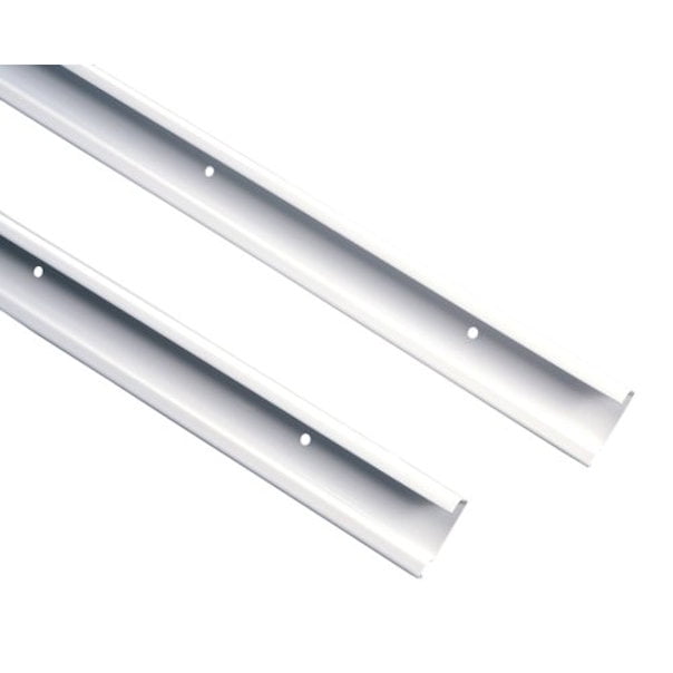 ClosetMaid 80Inch ShelfTrack Hang Track, White 2836