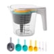 thumbnail image 1 of Cuchara medidora apilable taza medidora para hornear medida de cocina a escala 9 unids / set Methold HA004234-00B, 1 of 7
