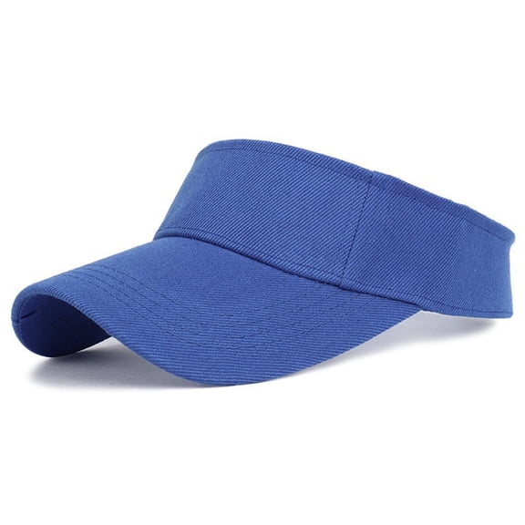 Satingcolo 1 Piece of Sun Visors for Women and Men Adjustable Sports Visor Stylish Sun Hat for Golf,Royal Blue One Size