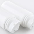 thumbnail image 5 of FOLOYORI Cosmetics Storage 3Pcs Plastic Bottles White Plastic Storage Holder, 5 of 8