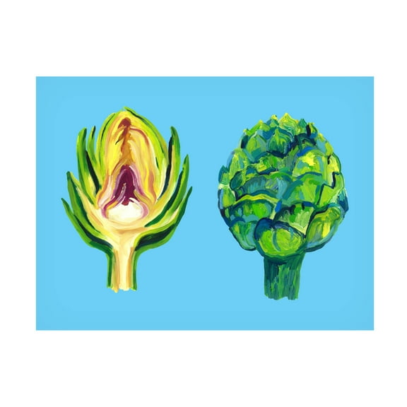 Trademark Fine Art Alice Straker  Artichokes Canvas Wall Art