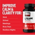 thumbnail image 6 of Force Factor L Theanine 200mg, L-Theanine Supplement for Stress Relief, Calm & Relaxation, Extra Strength, Vegan, Non-GMO, 60 Capsules, 6 of 11