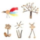 thumbnail image 3 of Surtido de Rodajas de Troncos BLESIY Adornos de Madera Natural, 3 of 8