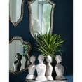 thumbnail image 4 of HomeRoots 484987 23.5 x 20 x 0.7 in. Distressed Metallic Crest Shape Wall Mounted Accent Mirror with Framed, 4 of 4