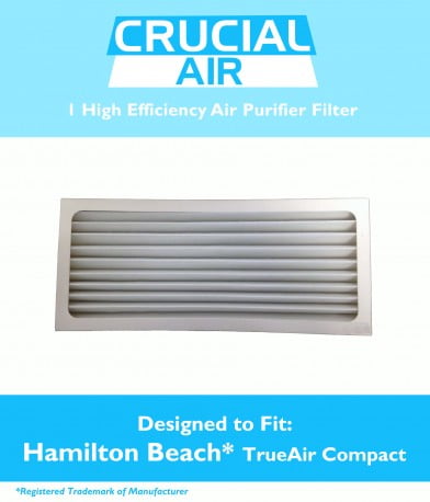 4-Pack HQRP Air Filter for Hamilton Beach 990051000 04383 04385 04384 04386 