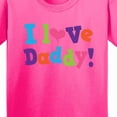 thumbnail image 4 of Inktastic I Love Daddy Girls Youth T-Shirt, 4 of 5