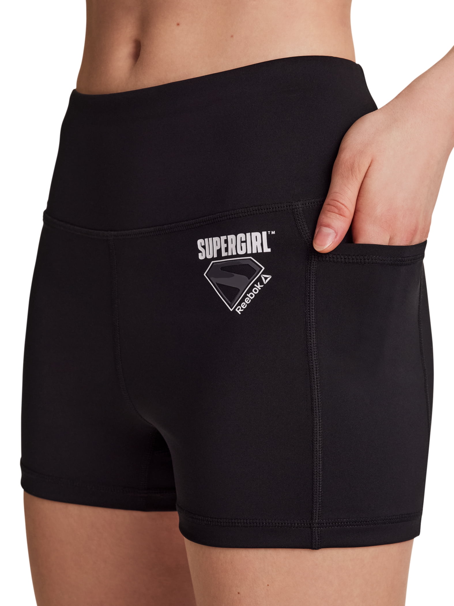 Reebok Women Supergirl Compression Short 3'' Inseam, Sizes XS-XXL