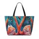 thumbnail image 2 of Easygdp Romantic Flamingo Pair Bolsa de Viaje de Playa de Gran Capacidad, Bolsa Tote Perfecta para la Playa, Escapadas de Fin de Semana y Viajes, 2 of 7