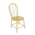 thumbnail image 1 of Silla de Comedor de Metal CUTICAT Miniatura Dorado Casa de Muñecas, 1 of 8