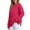Pink Sweatshirt for Winter, variant on Women's Oversized Crewneck Solid Color Sweatshirt Side Slit Long Sleeve Casual Pullover Tops Winter Warm Soft Loose Clothes Green S