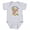 Heather Gray, variant on CafePress - Mardi Gras Flamingo Body Suit - Cute Infant Bodysuit Baby Romper - Size Newborn - 24 Months