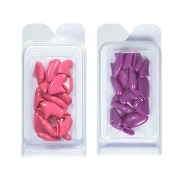 Kitty Caps Nail Caps For Cats Pure White And Coral Red, 40 Count, 3