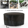 thumbnail image 5 of Onlyme Patio Furniture Covers Waterproof, 73 In Round Patio Table Cover, All Season Available Patio Covers for Outdoor Furniture, 5 of 6