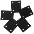 thumbnail image 6 of Troglfold metal plate 5pcs Flat Bracket Replacement Mounting Plate Iron Corner Bracket Mending Plate,2.4"X1.93"X0.08", 6 of 10