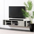 thumbnail image 2 of Pemberly Row Farmhouse Wood Wall Mounted Media Console for TVs up to 68" in Gray, 2 of 3