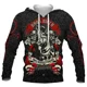 thumbnail image 5 of Sudadera con capucha para hombre con estampado 3D de calavera y motocicleta, sudadera de gran tamaño con estampado gráfico, sudadera de calle a la moda para hombre, camisetas casuales para hombre, 5 of 5