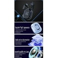 thumbnail image 3 of Black-T2 Wireless Bluetooth Earphone Transparent HIFI Headphones LED Power Digital Display Stereo Sound Earphones for Xiaomi, 3 of 8