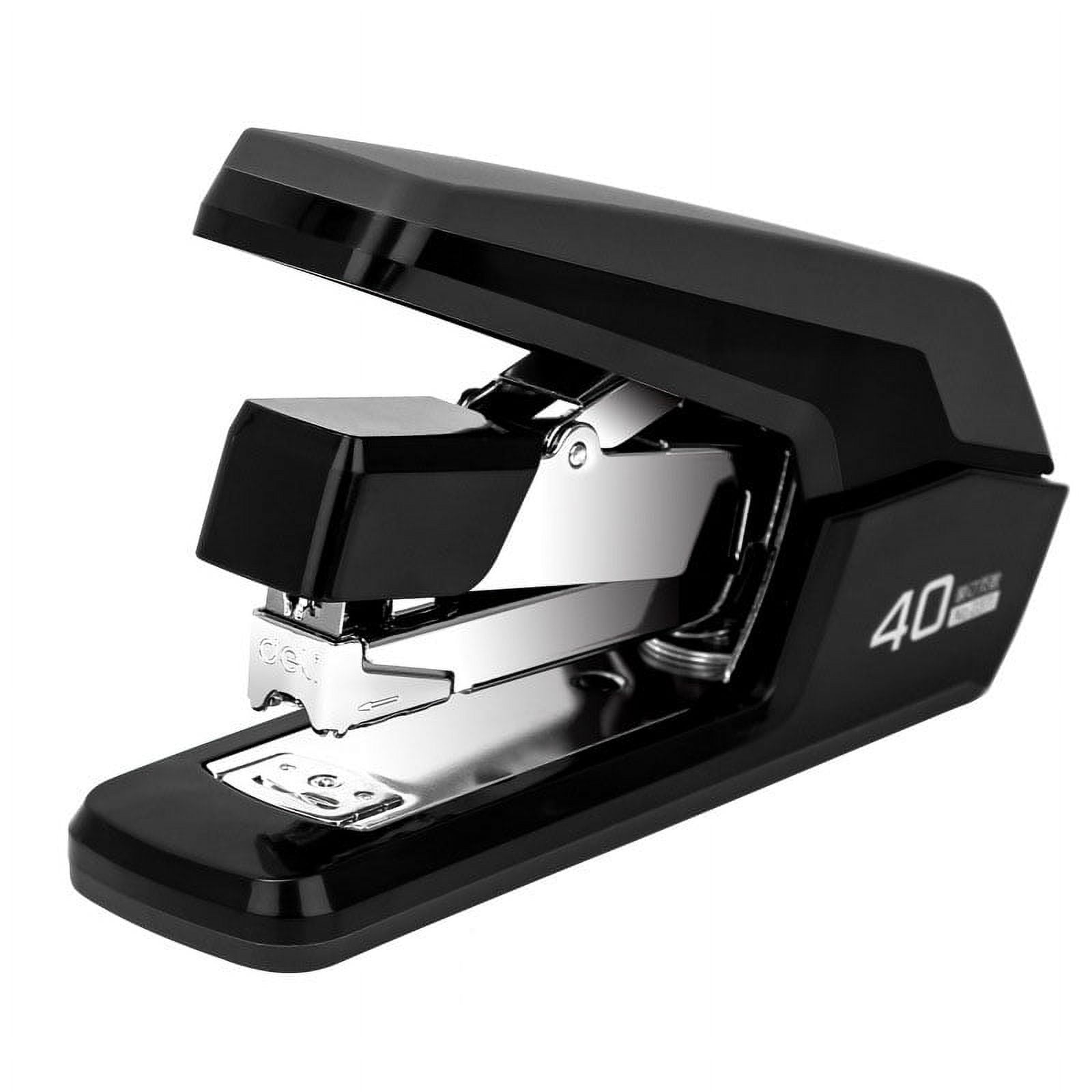 Effortless Desktop Stapler, 40-50 Sheet Capacity, One Finger Touch Stapling, Easy to Load Ergonomic Heavy Duty Stapler