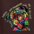 thumbnail image 2 of Dean Russo The Only Person Dog Lover Unisex Graphic Hoodie Sweatshirt, Brown, 3X-Large, 2 of 6