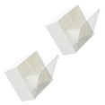 thumbnail image 4 of 2Pcs Craft Organizer Flip-top Storage Box Hanging Storage Box Plastic Sundries Box, 4 of 9