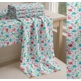 thumbnail image 6 of Soimoi White Cotton Cambric Fabric Aster Flower & Dinosaur Kids Fabric Prints By Yard 56 Inch Wide, 6 of 7