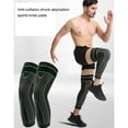 thumbnail image 3 of Extra Long Leg Support Knee Sleeves for Basketball, Football, Knee Pain, Exercise, 3 of 5