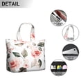 thumbnail image 3 of Flower Women's Large Weekend Travel Bag Moving Canvas Handbag Thick Double Layer Beach Weekend Travel Unisex Hospital Maternity Delivery with Toiletry Waterproof, 3 of 5