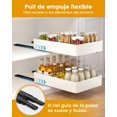 thumbnail image 4 of Juego de 3 Organizadores Extraíbles para Armarios de Cocina, Cajones con Guías Metálicas para Deslizamiento Suave, 3 Tamaños, Organizador Multiusos para Almacenamiento en el Hogar, 4 of 4