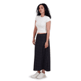 thumbnail image 5 of Aéropostale Women’s Polka Dot Maxi Slip Skirt – Fully Lined Midi Skirt, Size Medium, 5 of 9