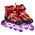 thumbnail image 1 of Patines en línea iluminados ajustables con ruedas iluminadas para niños Labymos Patines en línea, 1 of 7